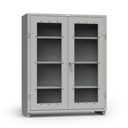 STRONG HOLD 14 ga. Cabinet with Electronic Lock with Digital Screen 48 inW x 24 inD x 75 inH 46-243-AT-L